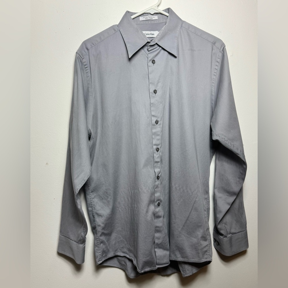 Calvin Klein Men’s Button Down Shirt Size Large 16 34/35